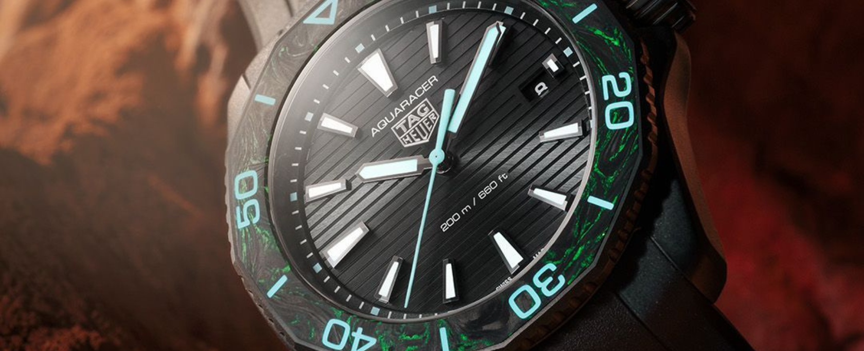 Rubber strap luxury watch sale