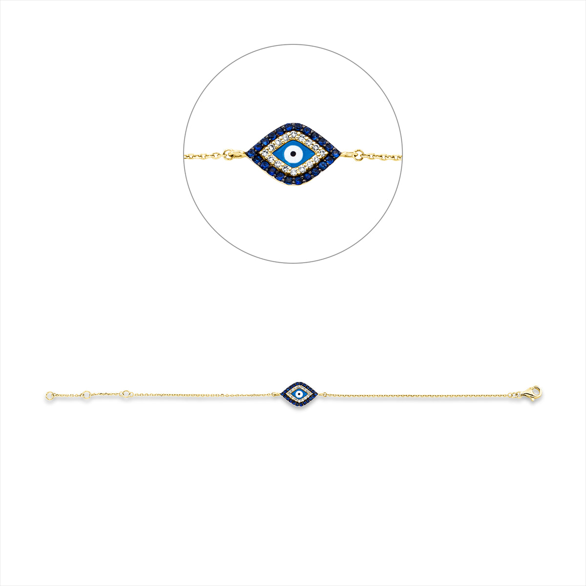 Looi & Co Bracelet Yellow Gold (18k) 5C968G8-1