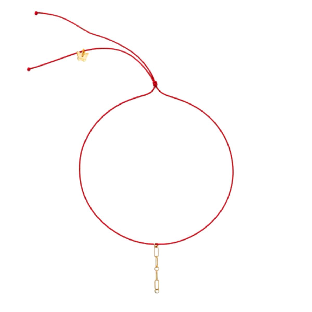 Borboleta Chain Necklace CC-YGP-RD-LCCN