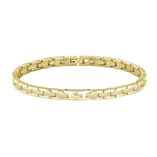 LACOSTE ブレスレット 金メッキ 最安値 Amazon.co.jp: Lacoste Metropole Mens Bracelet, Stainless Steel, No