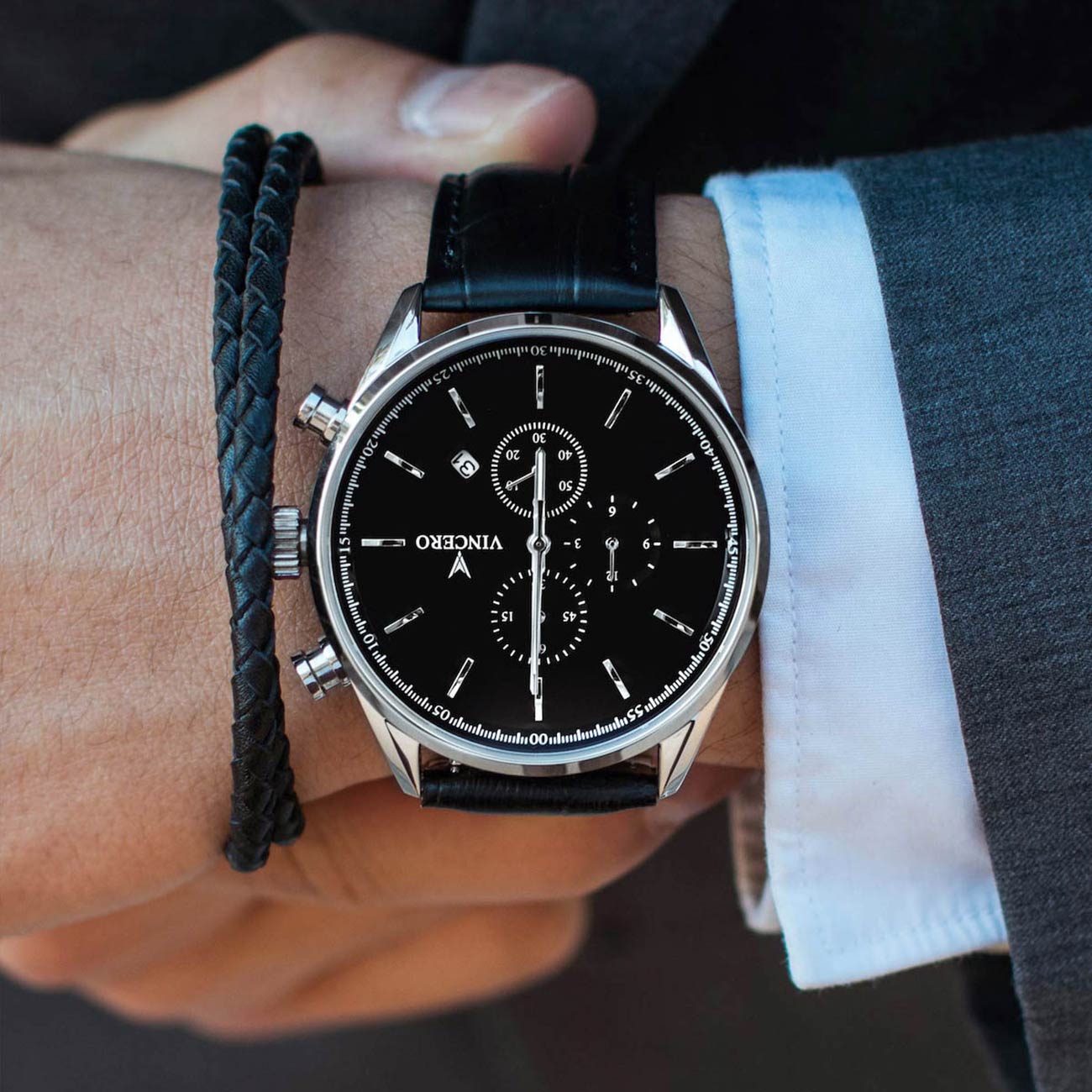 Vincero Delta Double 2BLA-SILM-B51