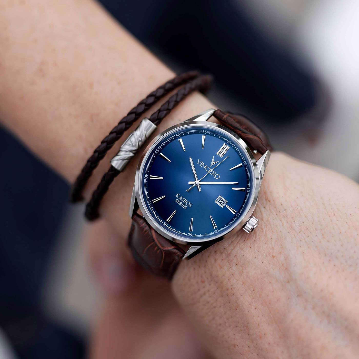 Vincero Delta Double 2BRO-SILL-B64