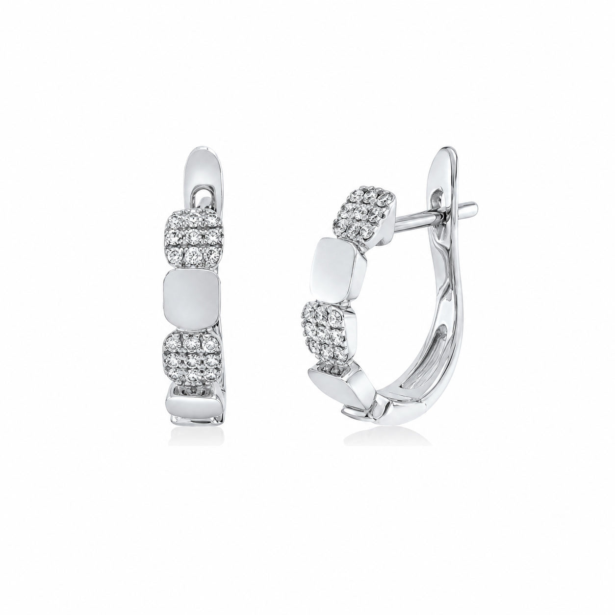 Looi & Co Earrings White Gold (18k) 2U151W8-1