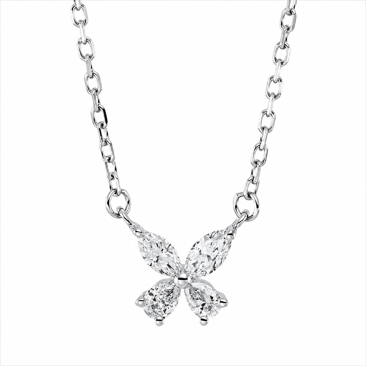 Looi & Co Necklace White Gold (18k) 4L627W8-1