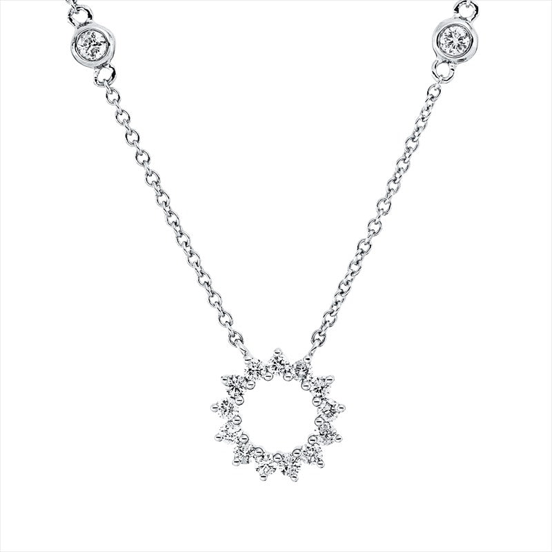 Looi & Co Necklace White Gold (18k) 4O100W8-1