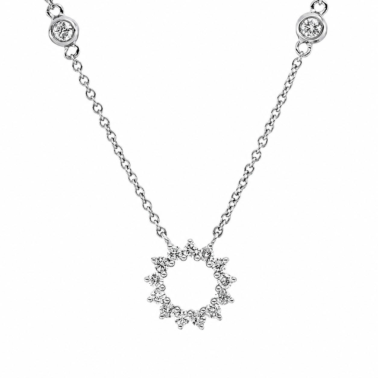 Looi & Co Necklace White Gold (18k) 4O100W8-1
