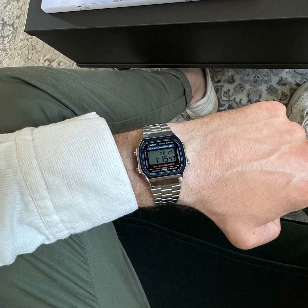 Casio Vintage Casio 168 Wa Casio Vintage Montre-bracelet (A168WA