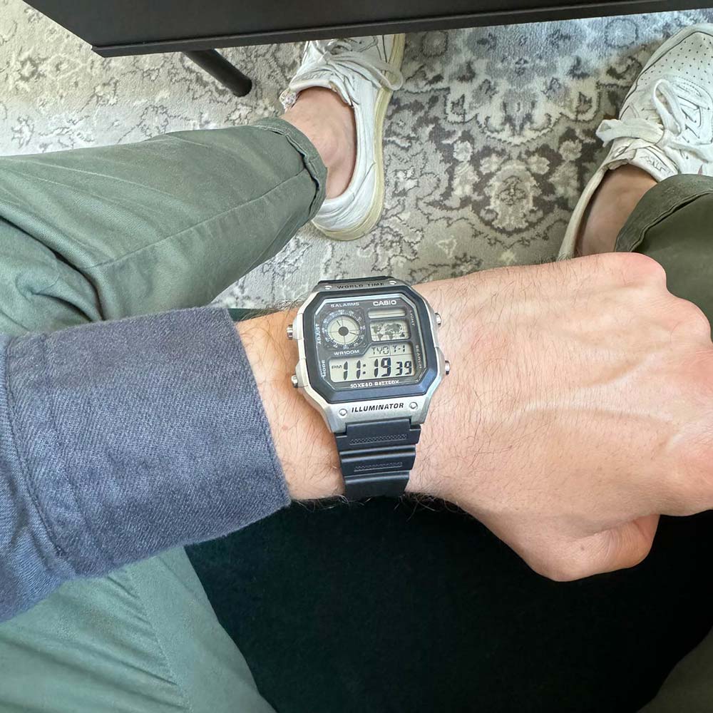 Casio Collection Men's Watch (AE-1200WH-1CVEF) – WatchClick