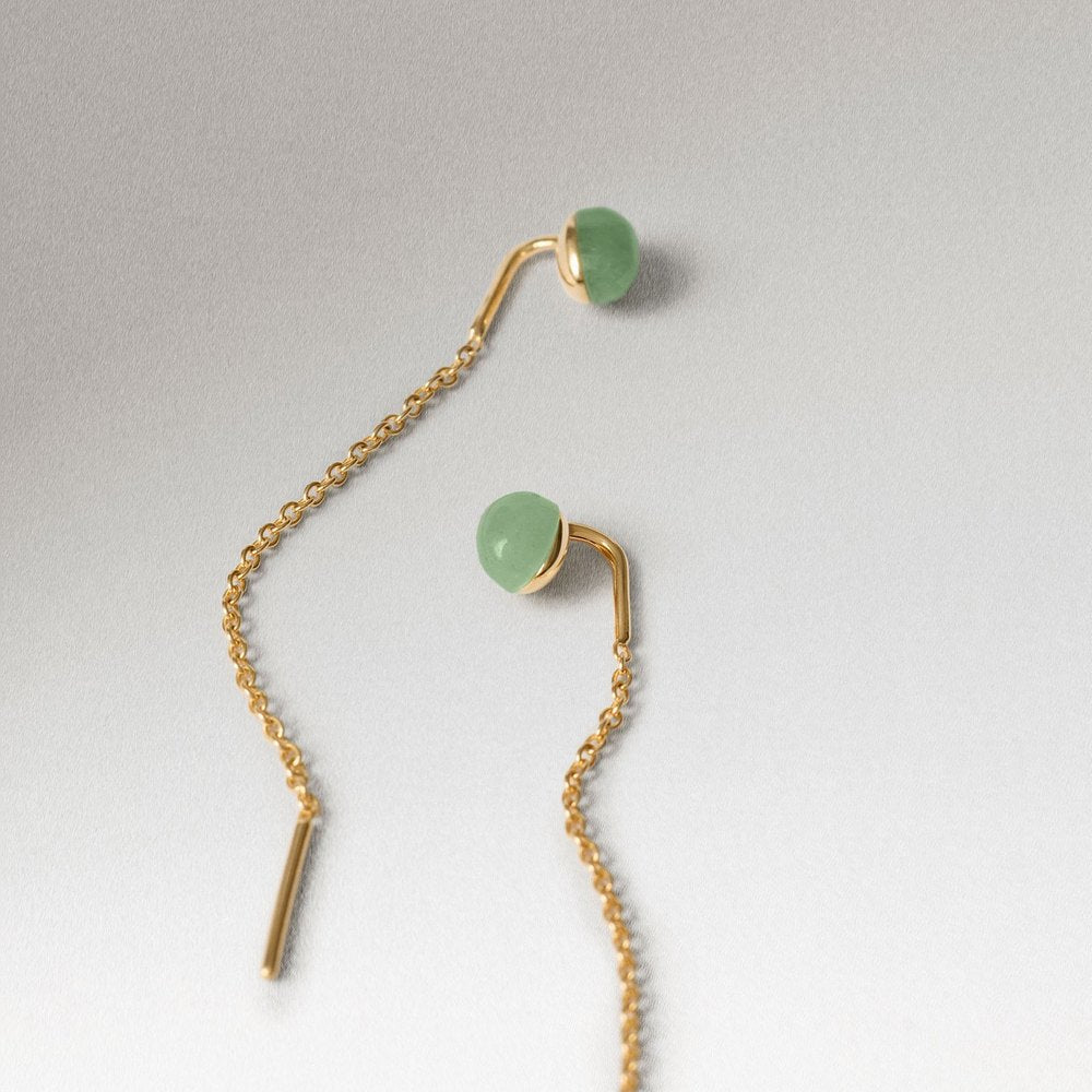PDPaola Green Aventurine Lyra ARB1-G96-U