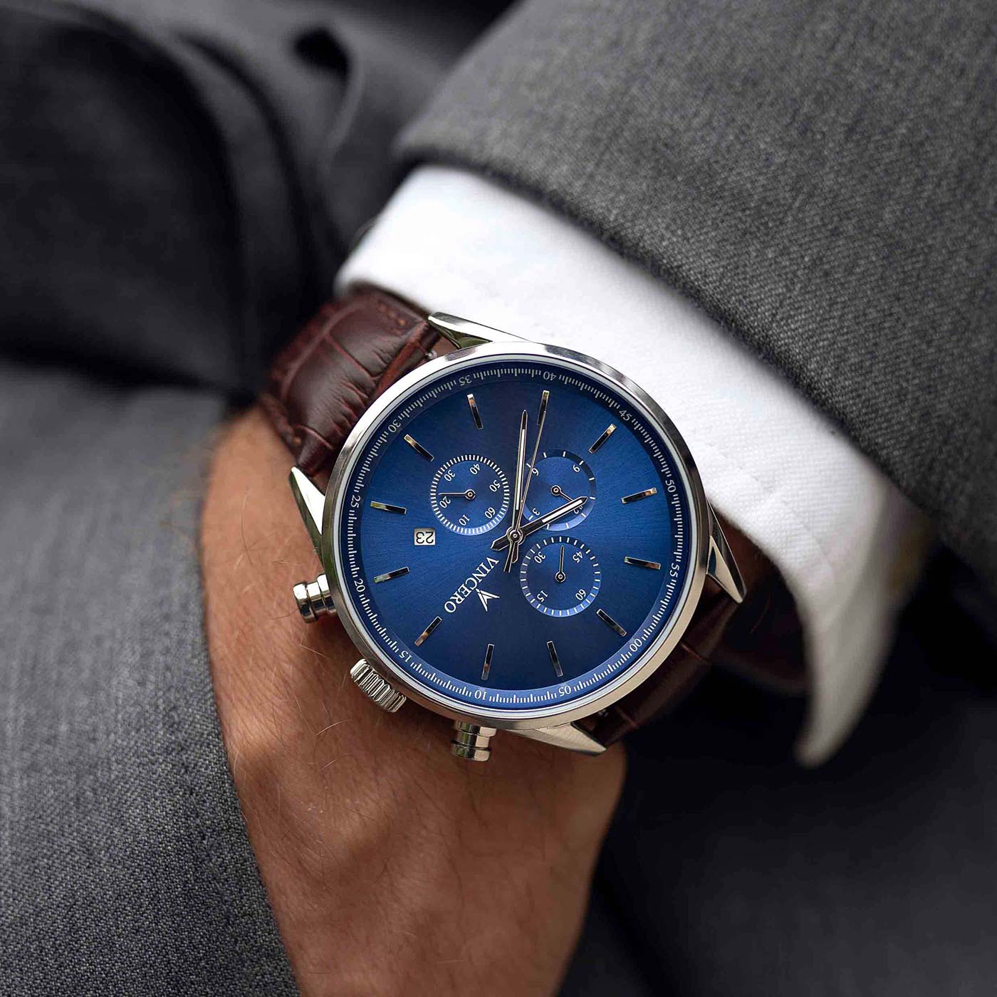 Vincero Chrono S BLU-BRO-S05