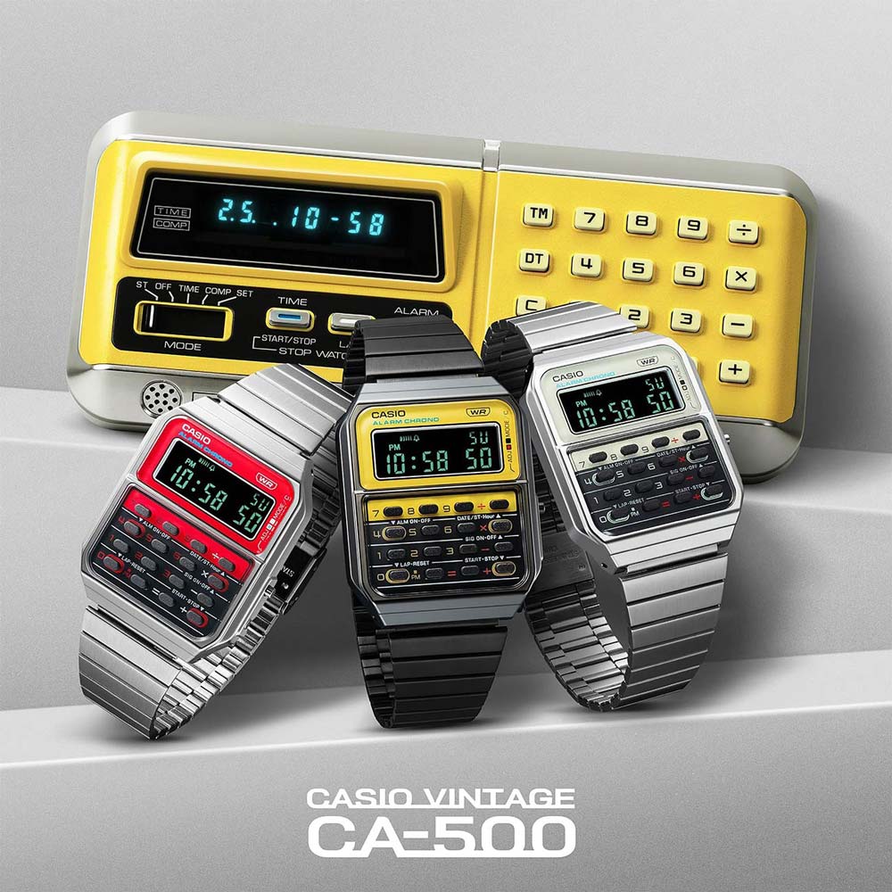 Casio Vintage Calculator (CA-500WE-7BEF) – WatchClick