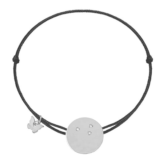 Black String Bracelet – Borboleta Joaillerie