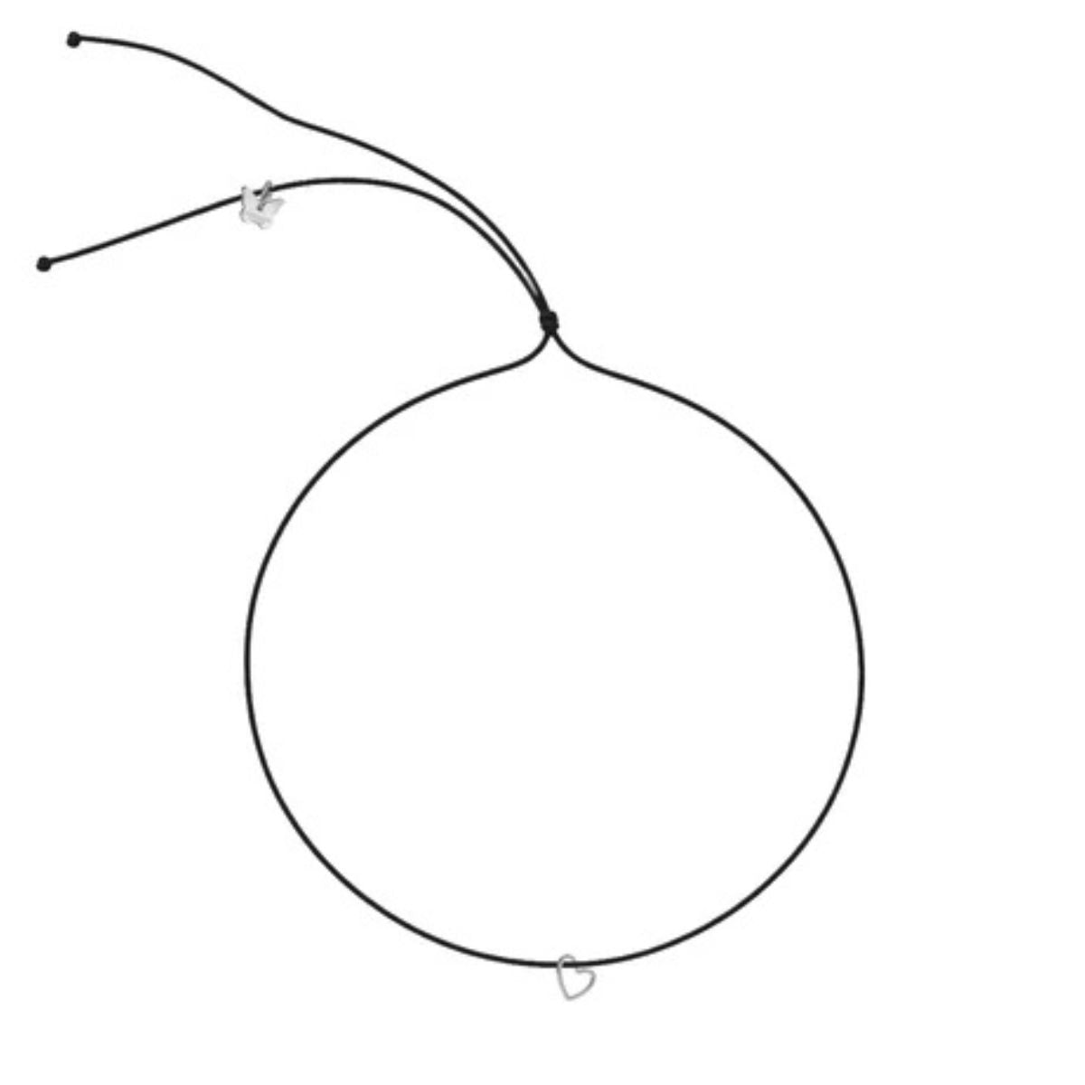 Borboleta Heart Necklace CC-WGP-BK-32N