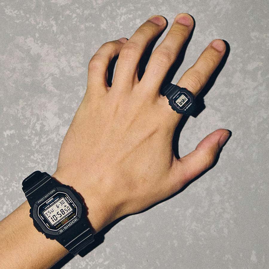 Casio G-Shock Nano 5600 Series Ring Watch DWN-5600-1ER