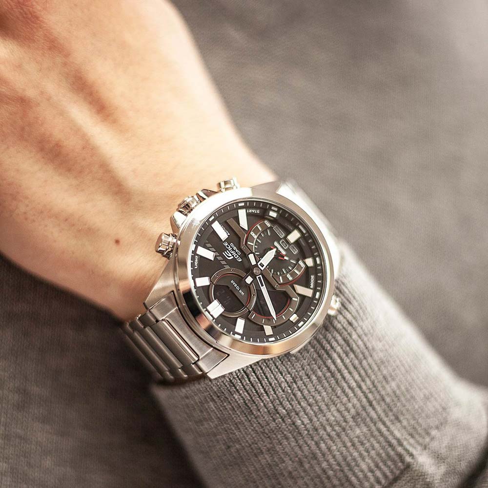 Orologio da uomo Casio Edifice ECB-2200P-1A Windflow Series Solar Power in re Orologio da uomo Casio Edifice ECB-2200P-1A Windflow Series Solar Power in re