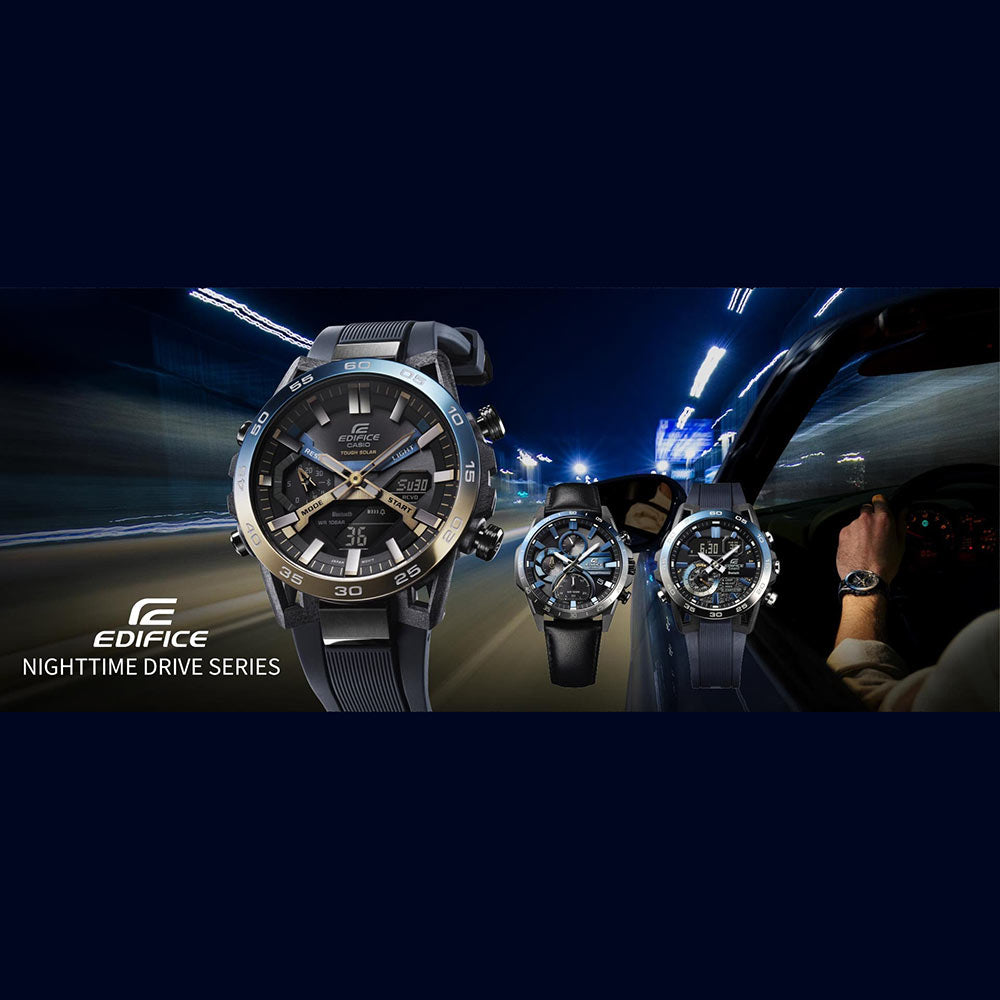 CASIO EDIFICE Nighttime Drive Silver NIGHTTIME DRIVE SERIES | CASIO