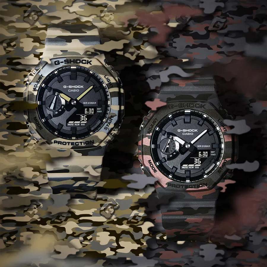 Casio G-Shock Camouflage (GA-2100CM-8AER) – WatchClick