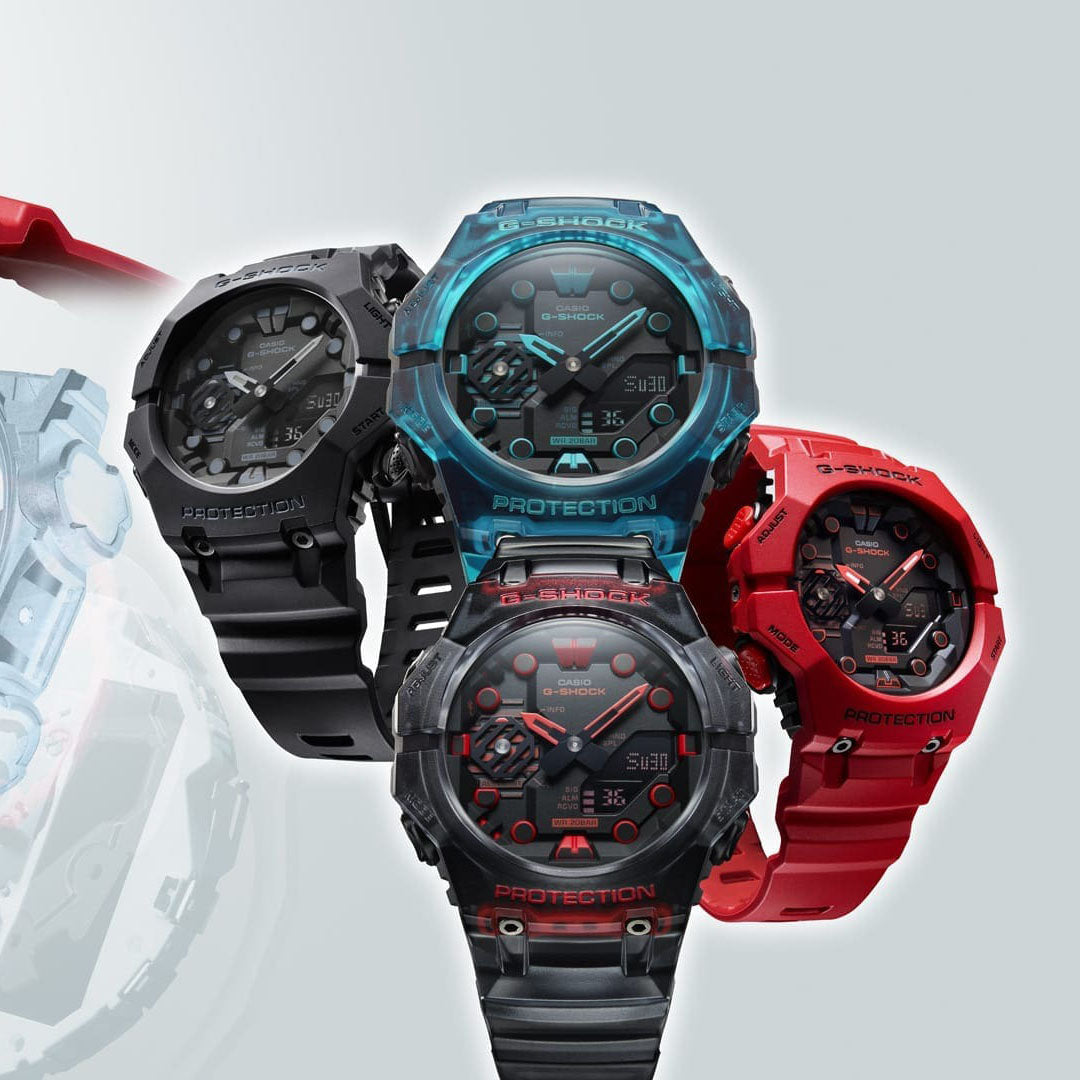 Casio GA-B001-1AER Orologio Da Uomo Analogico-Digitale Al Quarzo Con Cinturino In Plastica