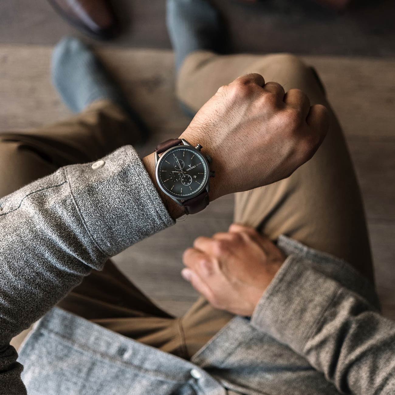 Vincero Chrono S GRA-BRO-0S21