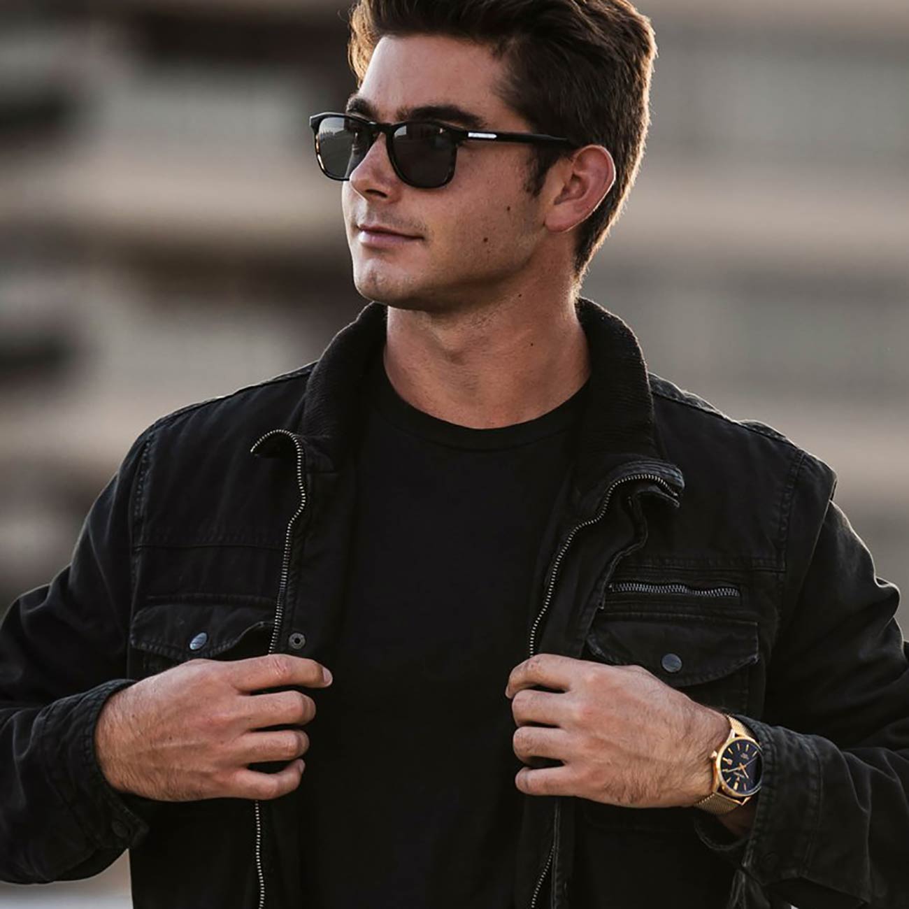 Vincero Midway Sunglasses (MGRA-BLA-G20) – WatchClick