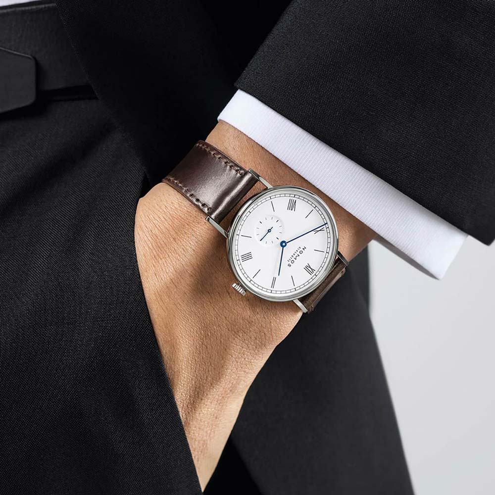 NOMOS Ludwig 38 Enamel White NOMOS237