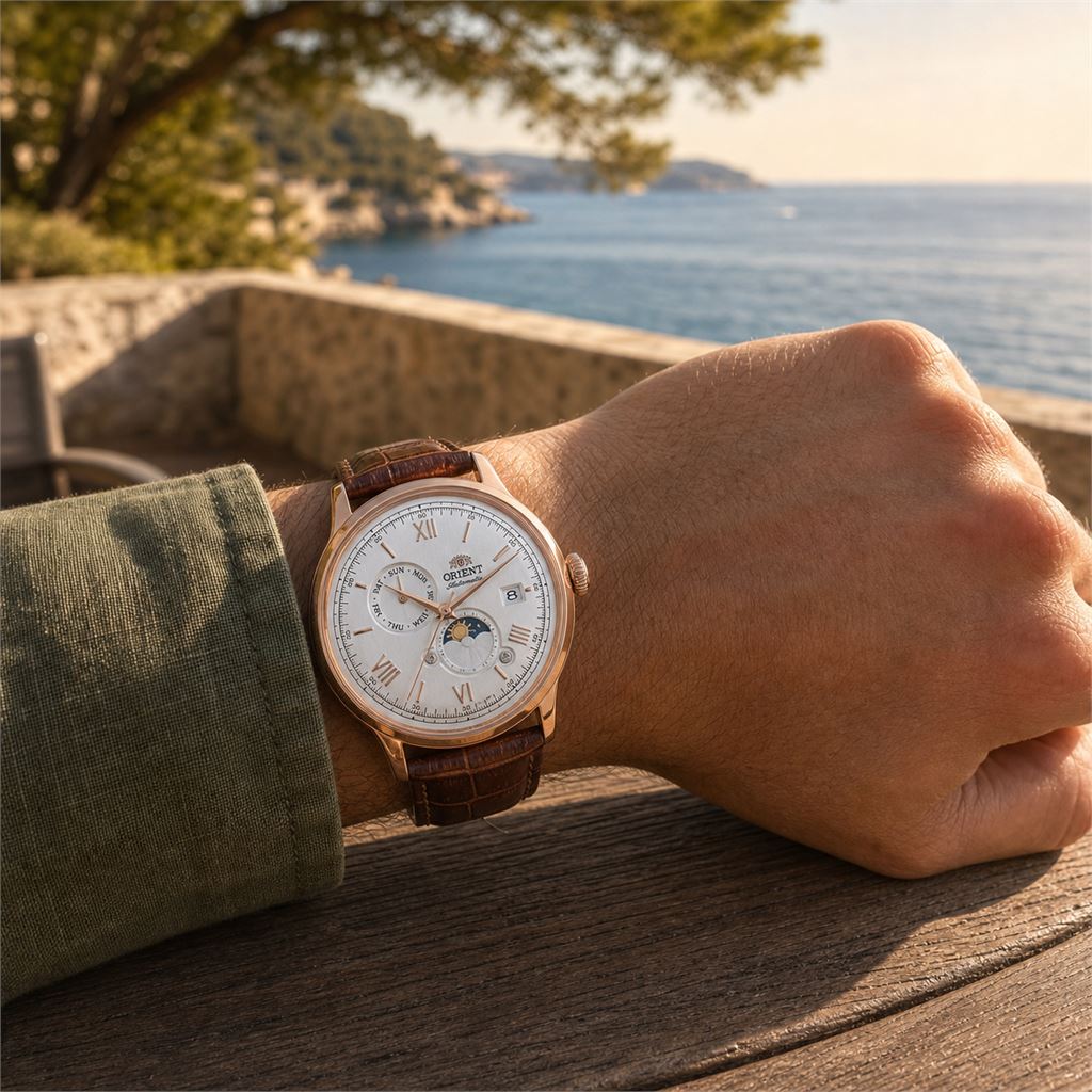 Orient Bambino Sun & Moon RA-AK0801S30B