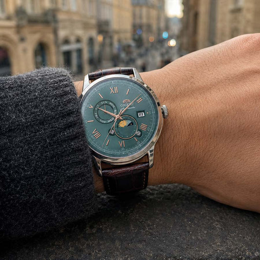 Orient Bambino Sun & Moon RA-AK0805E30B