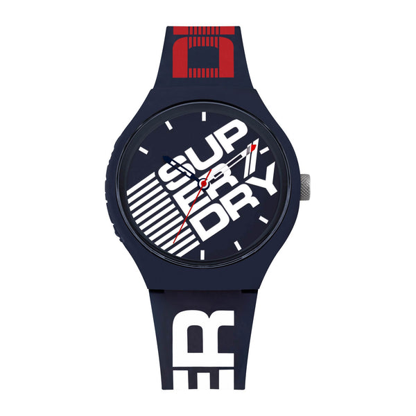 Superdry Tokyo Giapponese Quartz Analogic ocon abito da uomo in gomma con SYG145 Superdry Tokyo Giapponese Quartz Analogic ocon abito da uomo in gomma con SYG145