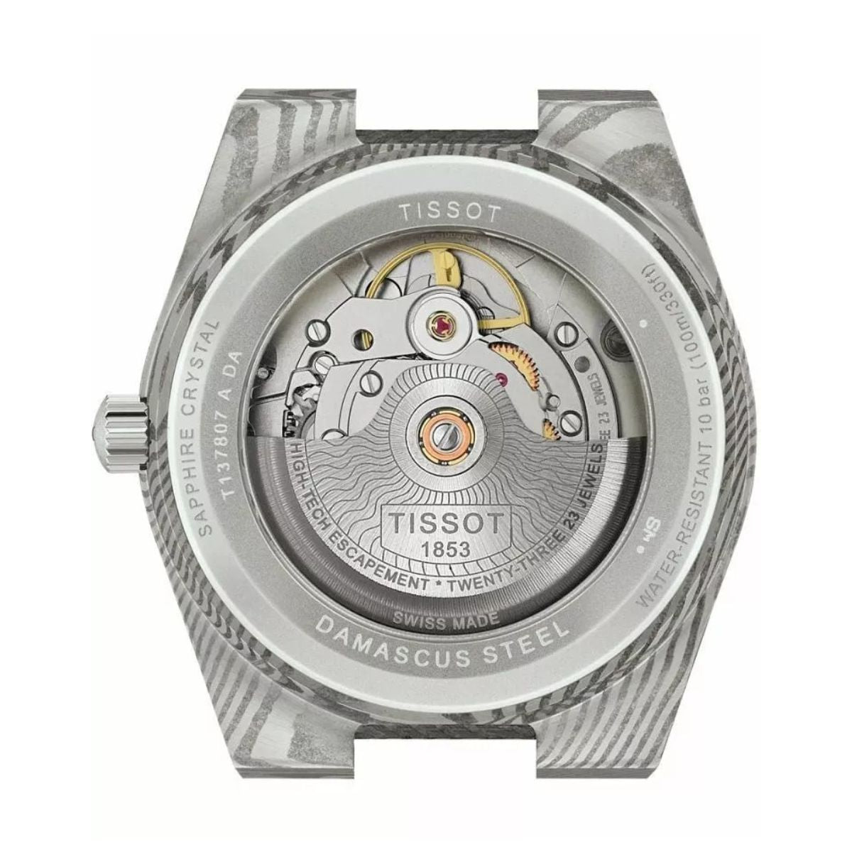 Tissot PRX Damascus Steel 38mm T137.807.96.081.00