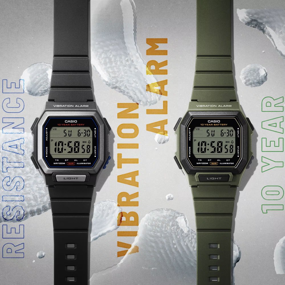 Casio Collection W-738H-3AVEF