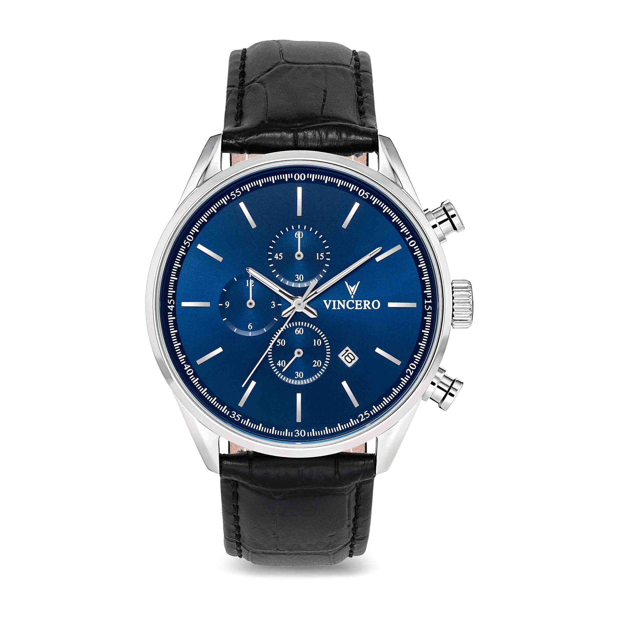 Men s Watch Vincero Chrono S BLU BLA S04 WatchClick